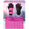 2 Pairs Waterproof Kids Winter Snow Gloves Ski Gloves for