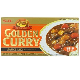 S&B Golden Curry Sauce Mix,Mild,8.4oz,(3 Pack)