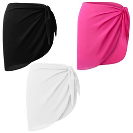 3 PCS Women's Beach Wrap, Bikini Cover ups for Women, Summer Items Sarongs for Women Beachwear, Beautiful and Practical Available in Three Colors Outdoor Beach use