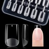 Gelike ec Short Square Soft Gel Nail Tip Kit, X