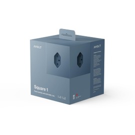 Avolt Steckdosenleiste Schweiz von Avolt mit USB-C - Die weltweit erste Design-Steckdosenleiste mit Magnetbefestigung - Schweizer Verl?ngerungskabel mit 3 Steckdosenw??rfeln und 2 USB (Blau)