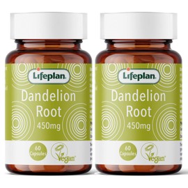 Lifeplan Lifeplan Dandelion Root 450mg 2 x 60 Capsules