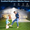 FLITI Motion Sensor Outdoor Flood Light |2500LM High Brightness |with