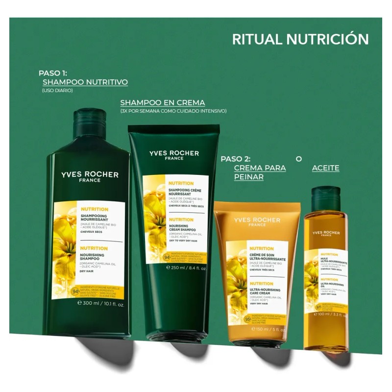 Yves Rocher Shampoo En Crema Nutritivo 250 Ml