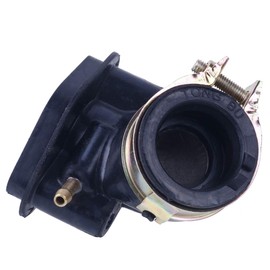 Glixal ATMT1-079-1 139QMB 139QMA Carburetor Intake Manifold Pipe for GY6 50cc Engine Scooter Moped ATV Go Kart (Dual Vaccuum Port)
