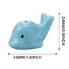 YOUDMEARUD Mini Ceramic Dolphin Figurines - Set of 2 Small