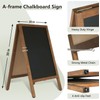 4 THOUGHT A Frame Chalkboard 30" x 20" Sandwich Board