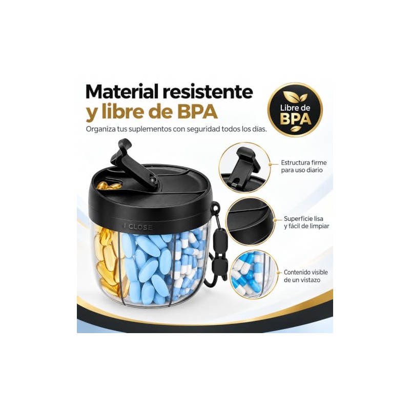 Pastillero Semanal de 7 Compartimentos