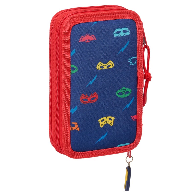 Safta PJMASKS Ready School Pencil Case for Kids, Pencil Case