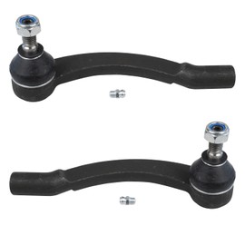 Detroit Axle - Front Left and Right Outer Tie Rod End Links Replacement for Volvo V70 S70 850 960 C70 S90 V90
