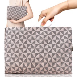 EVDIAGD Leather Cosmetic Bag - Roomy, Durable, Your Beauty Essentials - Travel makeup bag-Great Gift for Girlfriend,Wife,Mother.