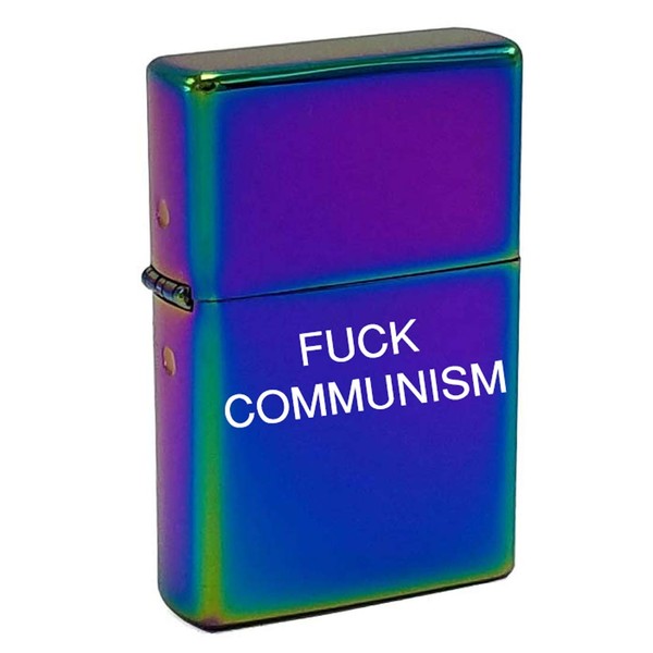 Gifts Infinity® F*ck Communism Lighter - Comic Preacher & Y by Garth Ennis and Steve Dillon (Rainbow)