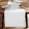 Encasa XO Table Runner | Pure Cotton with Hemstitch Design