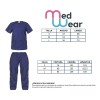 MedWear Uniforme Médico Scrubs. Conjunto Quirúrgico. Pijama Unisex