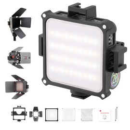 ZHIYUN FIVERAY M20 Combo LED Video Light Bi - Color LED 2700K- 6500K DynaVort Cooling System Mark II with Radiant Full-Color RGB Glow