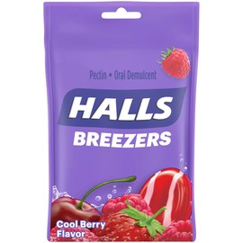 HALLS Breezers Cool Berry Drops, 25 drops
