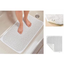 Buy-Simplicity® Shower Mat Bathroom Mat for Wet Areas with Suction Cups | Non Slip Bath Mats For Inside Bath | Shower Mat Non Slip Anti Mould Quickly Dry Safe