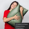 LINENWALAS 100% Organic Bamboo Pillow Cases 2 Pack, Soft Premium