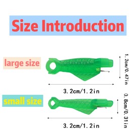 Will LIKE Pack of 10 Needle Threader, Plastic Sewing Needles Threader, Automatic Threader, Sewing Machine Needle Threader, Threading Aid for Sewing Needles Sewing Machine Accessories for DIY (Large))