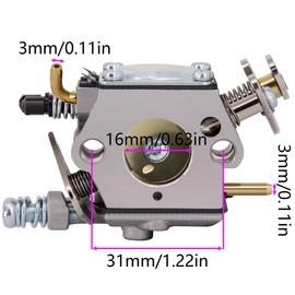545081885 Carburetor for Poulan Chainsaw 545081885 530069703 C1Q-W8 C1Q-W14 WT 89 891 WT-324 1900 2055 2175 2350 2450 2550 262 Wild Thing Chainsaw Carburetor