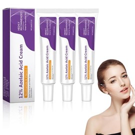 Suero Ácido Azelaico: Crema con Ácido Azelaico - 3PCS Suero de ácido azelaico - Suero Facial con Ácido azelaico al 12%, Anti-Erupciones Cutáneas, Antigránulos y Nódulos