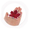 DOITOOL 10pcs Maple Leaf Patch Embroidered Cloth Patch Tape Autumn