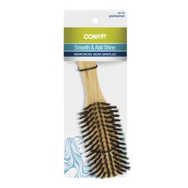 Conair Wood Flair Brush with Mixed Boar Bristles (Pack of 3)