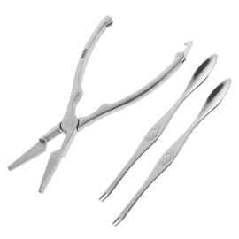 Ipetboom 3pcs Seafood Eating Tools Set Zinc Alloy Crab Clip Crab Opening Supplies Includes Enjoyment