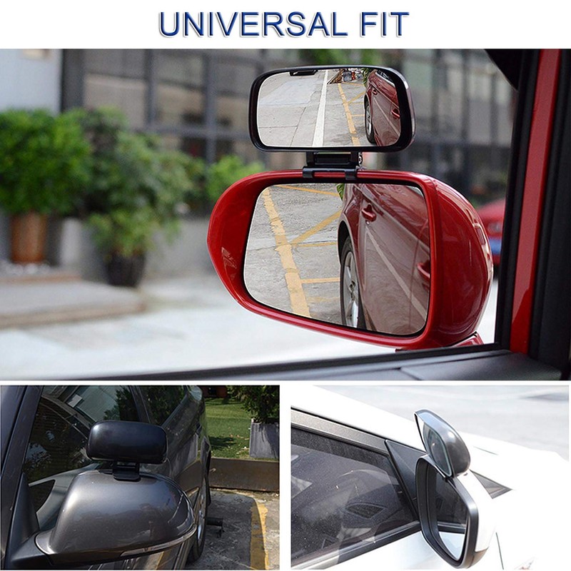 JONMON Blind Spot Mirror - 1 Pack Adjustable 360 Degree