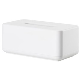 Zone Denmark Ume - Caja para pañuelos (25,6 x 14 x 10,7 cm), color blanco