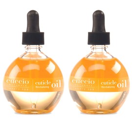 Milk and Honey Cuticle Revitalizing Oil by Cuccio Naturale for Unisex- Moisturizes and Strengthens Nails and Cuticles - Soothing and Nourishing with Natural Ingredients (2.5 Ounce, Pack of 2)