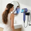 YIGII Hair Dryer Holder Wall Mounted Self Adhesive No Drill