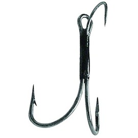 Trap Double, Livebait/Swimbait Hook, Reversed Single Keeper - Black Nickel