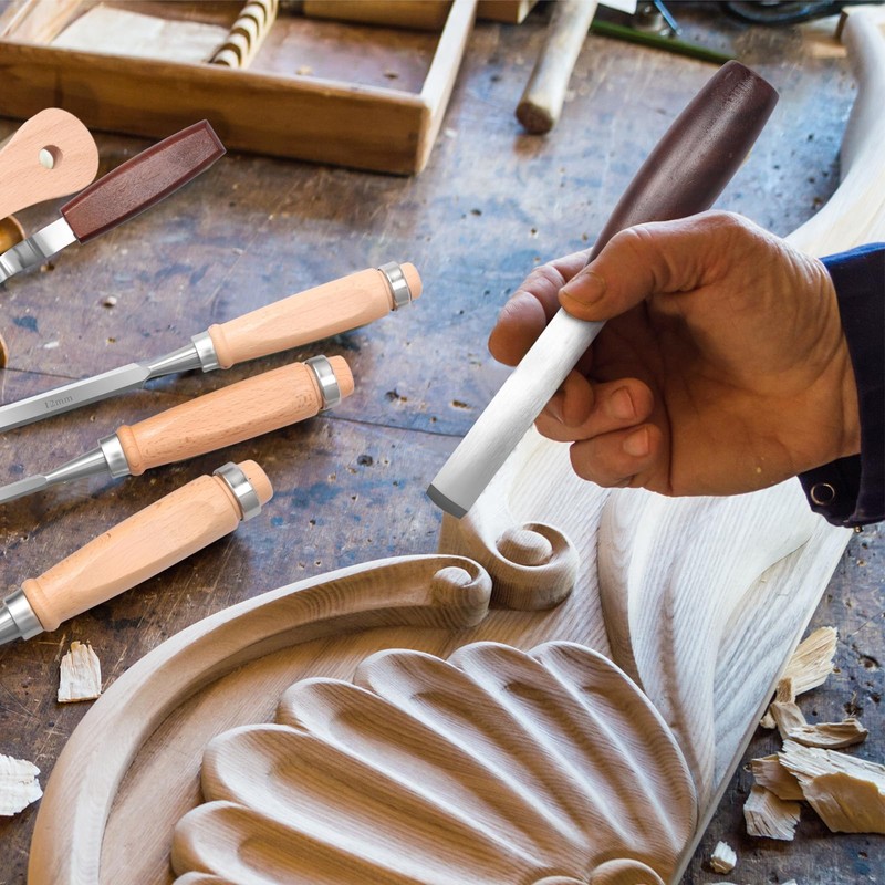 20Pcs Wood Carving Kits, Wood Carving Knife Set with PU