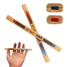 LHLZNB 15Pcs Red & Blue Dual-Edge Carpenter Pencils for Woodworking - Heavy-Duty Construction Pencils with Non-Slip Grip, Durable Graphite Core for Builders, Tracer Marking (2-Sided Design)