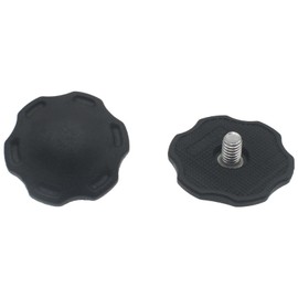 HAJXZH 2 PCS Football Helmet Screws Nylon Helmet Visor Screws Black Thumb Screws Replacement Parts for Football Helmet Chinstrap Stabilization System