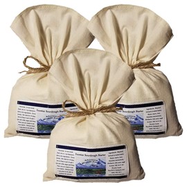 Bounty Foods Sourdough Starter Set - 16 Ounce Pack of 3 Montana Sourdough Bread Kits