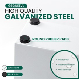 GZGNEEVL Window Sill Planter Box Trough Rectangle Planter Long Window Planters Modern Galvanized Steel Succulent Planter White 32 in Metal Windowsill Pot for Indoor Plants Herb Table Home Outdoor