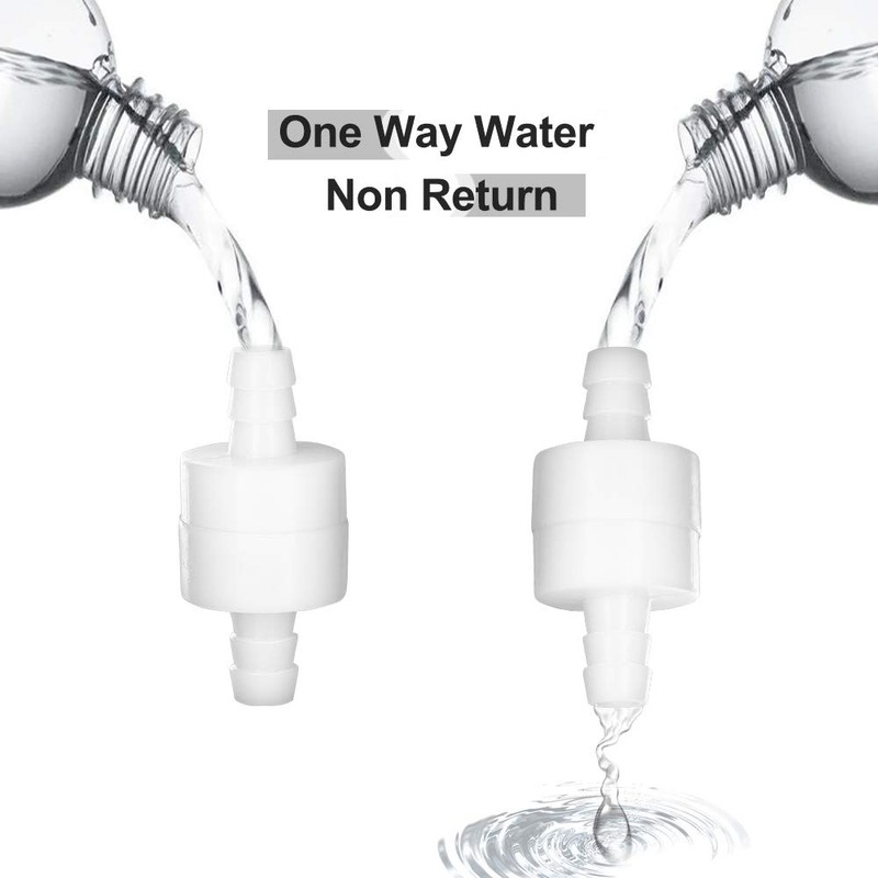 Feelers 3/16" One Way Inline Check Valve, Non-Return Valve for