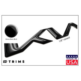 BDTrims Domed 3D Raised Letters Inserts copatible with Sportage 2022-2024 (Glossy Black)