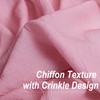 1 Piece Ombre Chiffon Sheer Window Scarf Valance Curtains 18ft