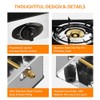 Camplux Propane Stove with Auto Ignition, Single Burner Propane Stoves