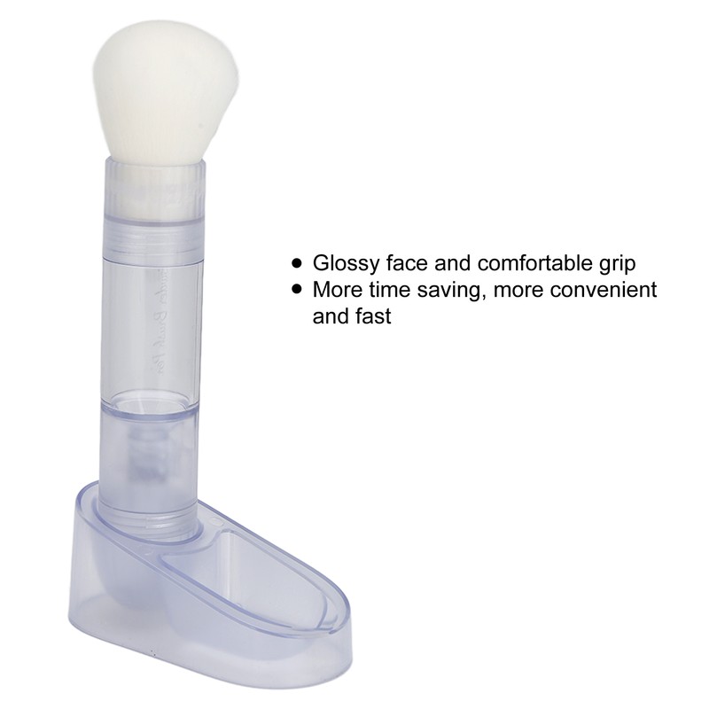 Nail Dust Brush 2 in 1 Multifunction Utilities Comfortable Grip