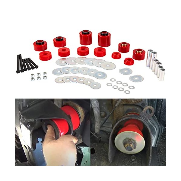 4.4123R Body Mount Bushing Set Kit for 1980-1998 Ford F150