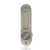 Ccjh Stainless Steel Oval Sliding Door Lock Sleek Security for
