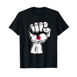 Japanese Flag Handfist Japanese Roots Japanese Pride Japan T-Shirt