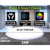 ONEGlobal MASLED 23cm 24W LED Ceiling Light Bathroom | 2160LM,