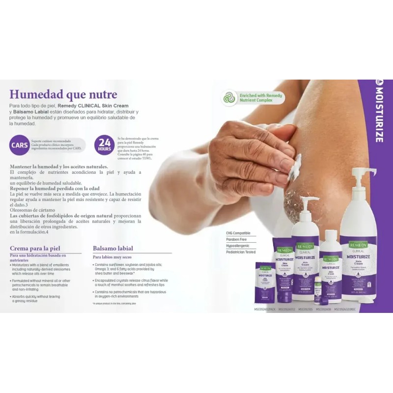 Crema Líquida Remedy Nutricion Intensiva 472 Ml Medline 2pza Neutra