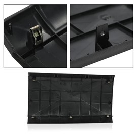 CHEDA Dash Bezel Panel Cover Passenger Side Upper Glove Box Compatible with Ford F150 2004 2005 2006 2007 2008 Dashboard Passenger Compartment Cover Black