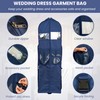 72" Wedding Dress Garment Bag - Accessory Pockets - Shoulder